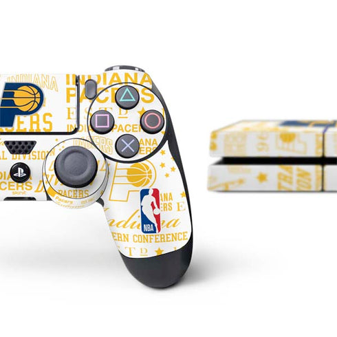 NBA Indiana Pacers Historic Blast PS4 Console and Controller Bundle Skin
