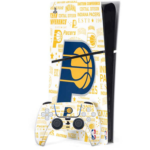 NBA Indiana Pacers Historic Blast PS5 Slim Digital Edition Console Skin