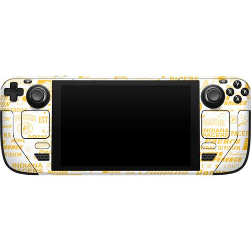 NBA Indiana Pacers Historic Blast Steam Deck Handheld Gaming Computer Skin