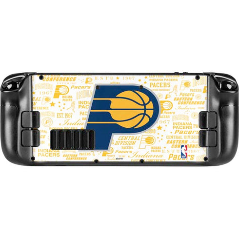 NBA Indiana Pacers Historic Blast Steam Deck Handheld Gaming Computer Skin