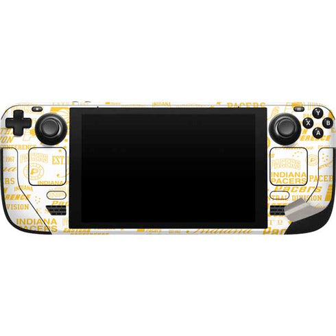 NBA Indiana Pacers Historic Blast Steam Deck Handheld Gaming Computer Skin