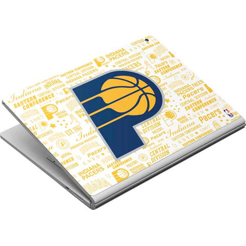 NBA Indiana Pacers Historic Blast Surface Book Skin