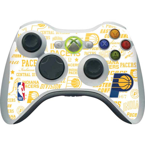 NBA Indiana Pacers Historic Blast Xbox 360 Wireless Controller Skin