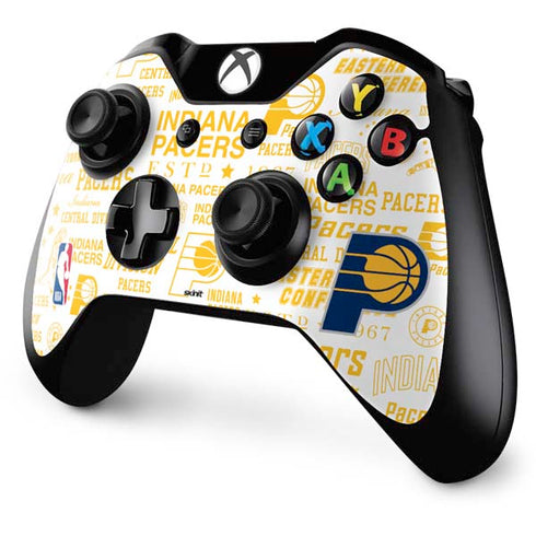 NBA Indiana Pacers Historic Blast Xbox One Controller Skin