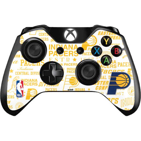 NBA Indiana Pacers Historic Blast Xbox One Controller Skin