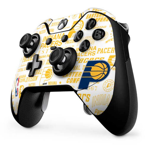 NBA Indiana Pacers Historic Blast Xbox One Elite Controller Skin