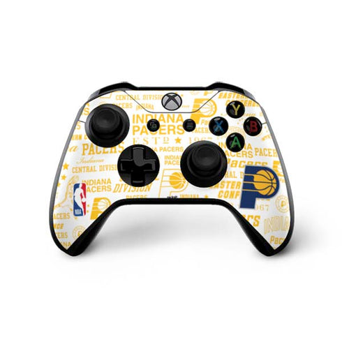 NBA Indiana Pacers Historic Blast Xbox One X Controller Skin