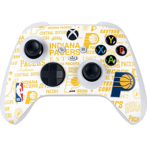 NBA Indiana Pacers Historic Blast Xbox Series S Controller Skin