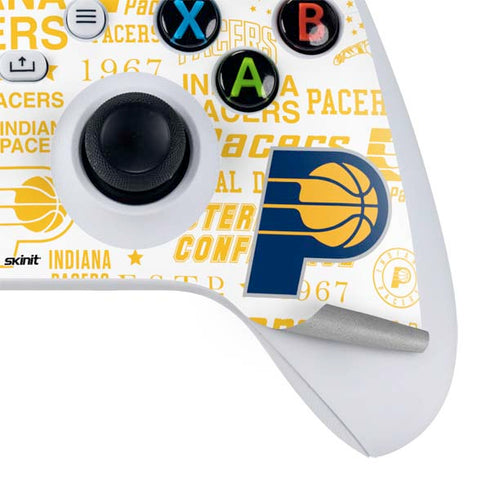 NBA Indiana Pacers Historic Blast Xbox Series S Controller Skin