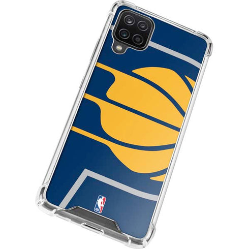 NBA Indiana Pacers Large Logo Galaxy A12 Clear Case