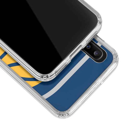 NBA Indiana Pacers Large Logo Galaxy A30 Clear Case