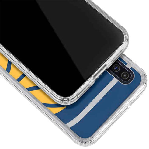 NBA Indiana Pacers Large Logo Galaxy A50 Clear Case