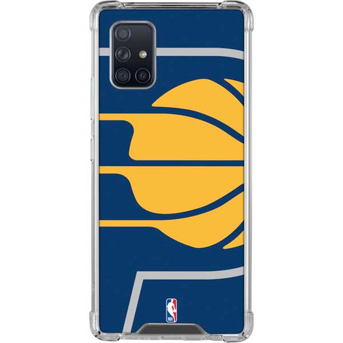 NBA Indiana Pacers Large Logo Galaxy A71 5G Clear Case