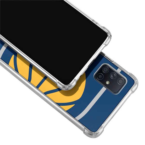 NBA Indiana Pacers Large Logo Galaxy A71 5G Clear Case