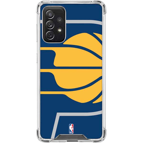 NBA Indiana Pacers Large Logo Galaxy A72 5G Clear Case