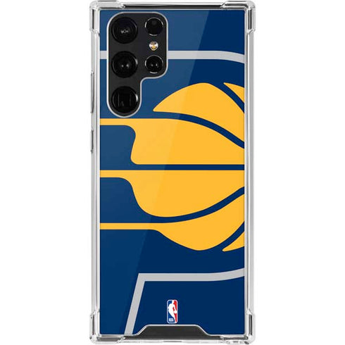 NBA Indiana Pacers Large Logo Galaxy S22 Ultra Clear Case