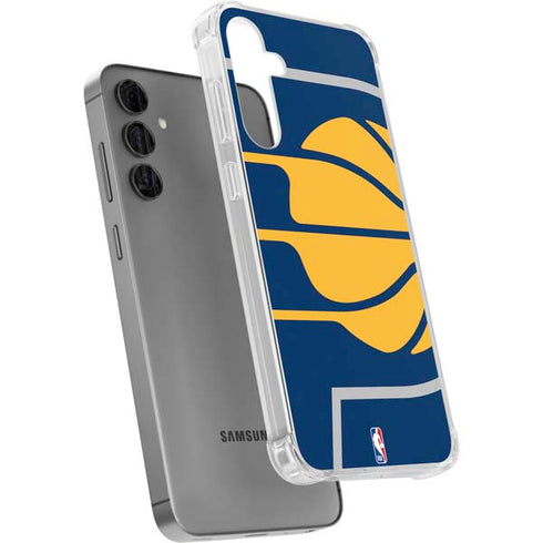 NBA Indiana Pacers Large Logo Galaxy S24 Plus Clear Case