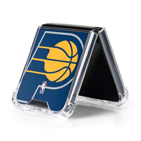 NBA Indiana Pacers Large Logo Galaxy Z Flip5 5G Clear Case
