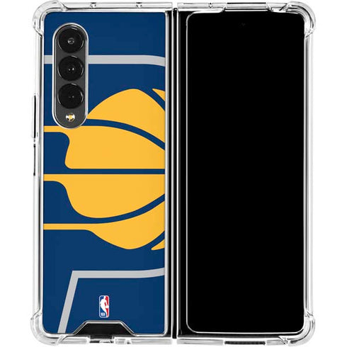 NBA Indiana Pacers Large Logo Galaxy Z Fold4 5G Clear Case