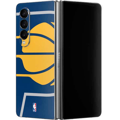 NBA Indiana Pacers Large Logo Galaxy Z Fold4 5G Skin