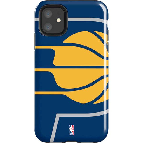 NBA Indiana Pacers Large Logo iPhone 11 Impact Case