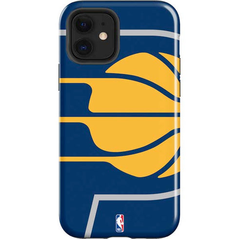 NBA Indiana Pacers Large Logo iPhone 12 Impact Case