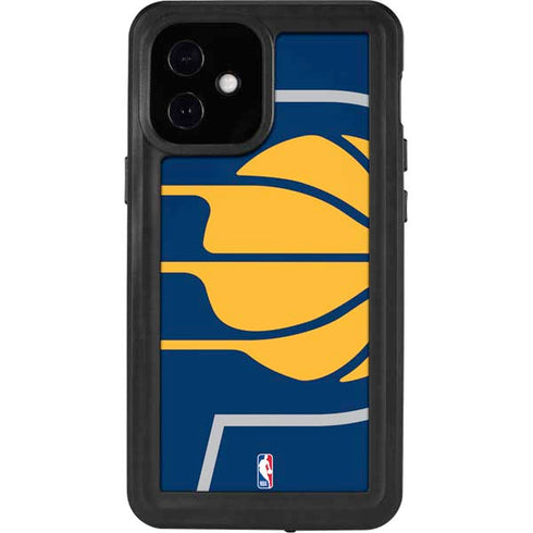 NBA Indiana Pacers Large Logo iPhone 12 Mini Waterproof Case
