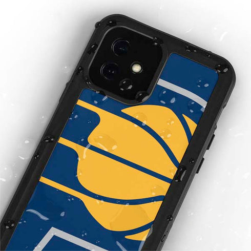 NBA Indiana Pacers Large Logo iPhone 12 Mini Waterproof Case