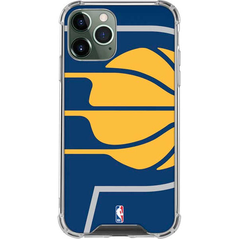 NBA Indiana Pacers Large Logo iPhone 12 Pro Max Clear Case