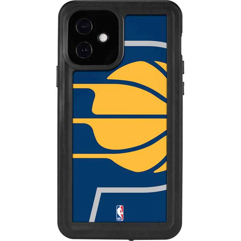 NBA Indiana Pacers Large Logo iPhone 12 Waterproof Case