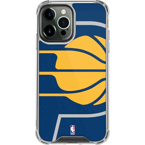 NBA Indiana Pacers Large Logo iPhone 13 Pro Max Clear Case