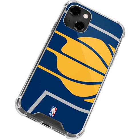 NBA Indiana Pacers Large Logo iPhone 14 Clear Case