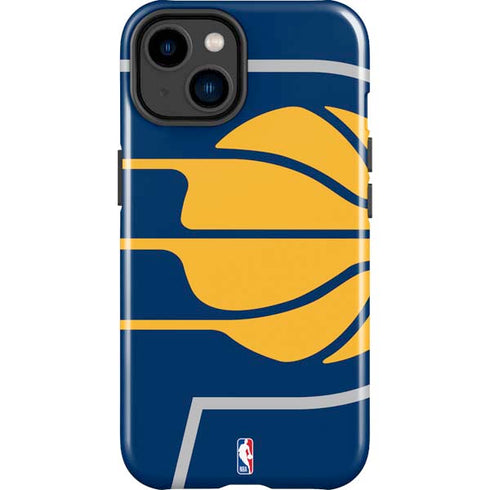 NBA Indiana Pacers Large Logo iPhone 15 Plus Impact Case