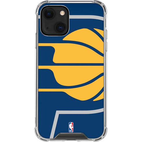 NBA Indiana Pacers Large Logo iPhone 14 Plus Clear Case