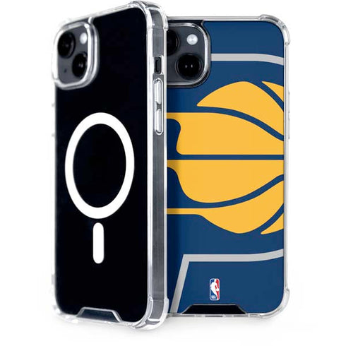 NBA Indiana Pacers Large Logo iPhone 15 Plus MagSafe Case