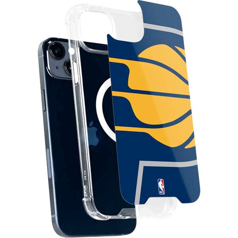 NBA Indiana Pacers Large Logo iPhone 15 Plus MagSafe Case