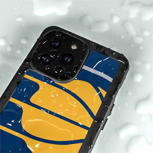 NBA Indiana Pacers Large Logo iPhone 14 Pro Max Waterproof Case