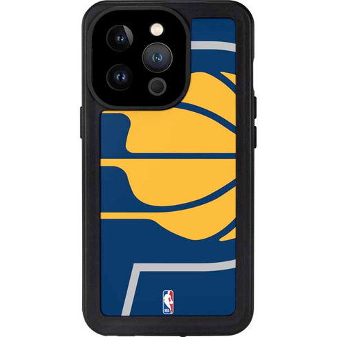 NBA Indiana Pacers Large Logo iPhone 14 Pro Waterproof Case