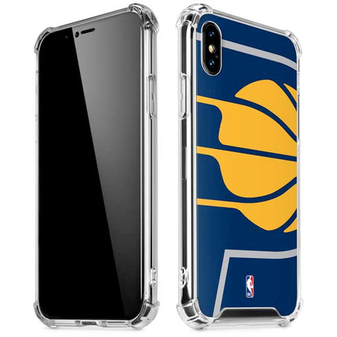 NBA Indiana Pacers Large Logo iPhone XS Max Clear Case