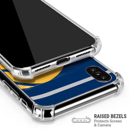 NBA Indiana Pacers Large Logo iPhone XS Max Clear Case