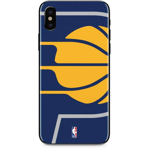 NBA Indiana Pacers Large Logo iPhone XS Skin