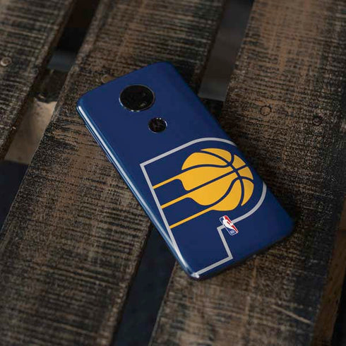 NBA Indiana Pacers Large Logo Moto E5 Plus Skin