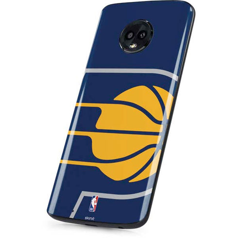 NBA Indiana Pacers Large Logo Moto G6 Skin