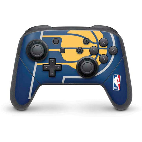 NBA Indiana Pacers Large Logo Nintendo Switch Pro Controller Skin