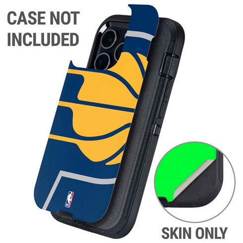NBA Indiana Pacers Large Logo Otterbox Defender iPhone Skin