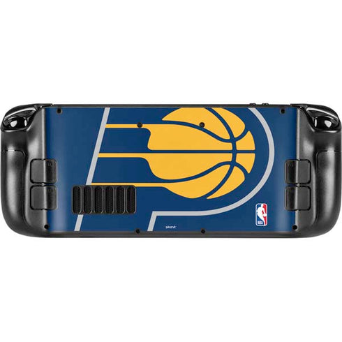 NBA Indiana Pacers Large Logo Steam Deck Handheld Gaming Computer Skin