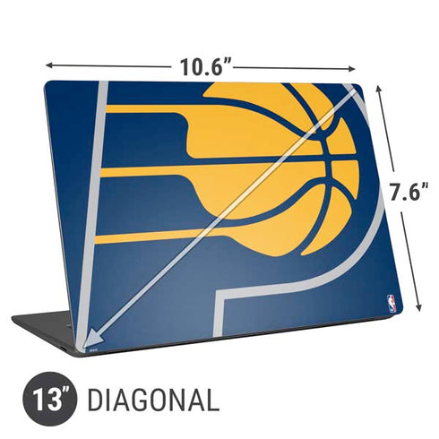 NBA Indiana Pacers Large Logo Universal Laptop 13in (10.6 x 7.6in) Skin