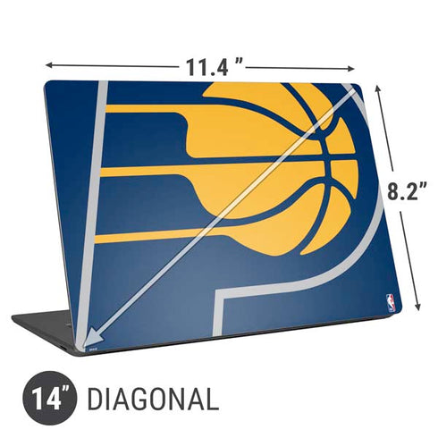 NBA Indiana Pacers Large Logo Universal Laptop 14in (11.4 x 8.2in) Skin