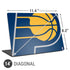 NBA Indiana Pacers Large Logo Universal Laptop 14in (11.4 x 8.2in) Skin
