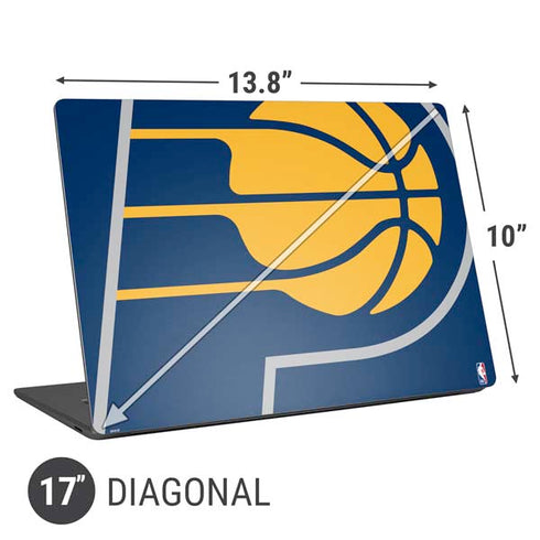 NBA Indiana Pacers Large Logo Universal Laptop 17in (13.8 x 10in) Skin